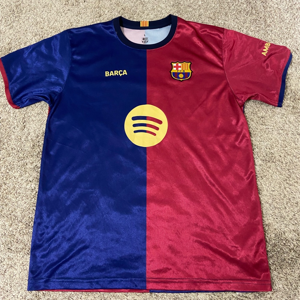 Men's Red and Blue Jersey